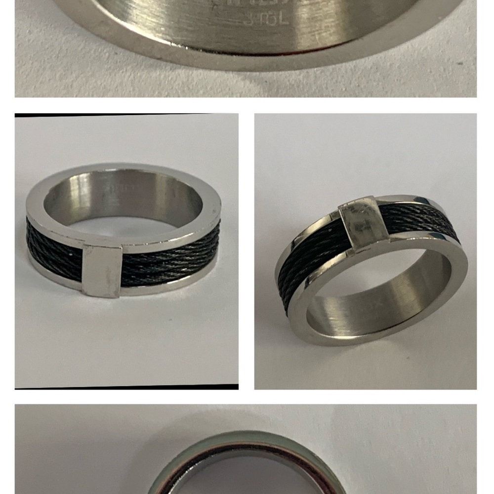 INOX PVC Cable Men’s ring size 12 ss